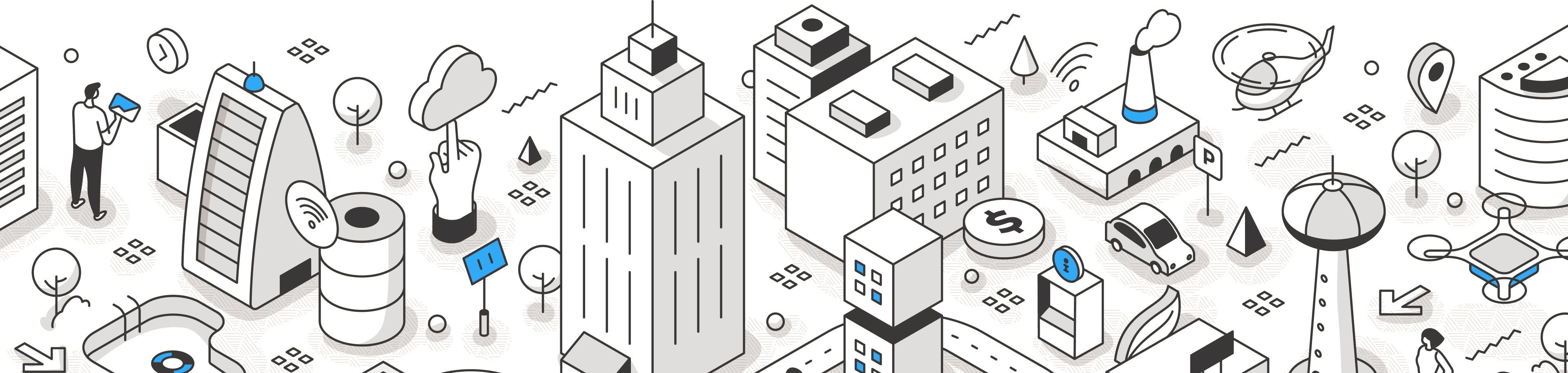 Smart city illustration